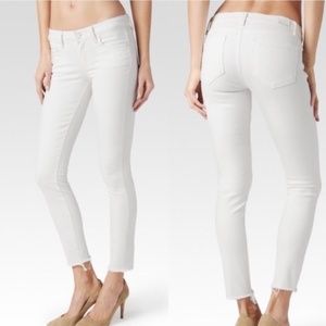 Pure White Paige Verdugo Crop Jeans